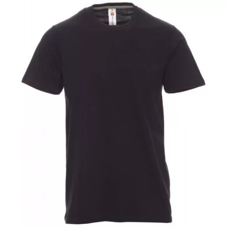 Payper Sunset környakas póló, fekete