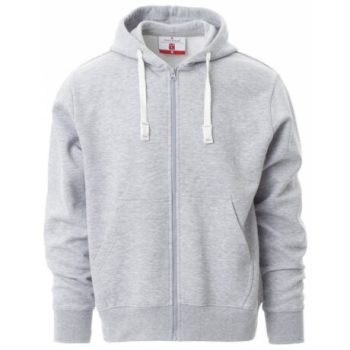 Payper Portland Melange cipzáras kapucnis pulóver, szürke