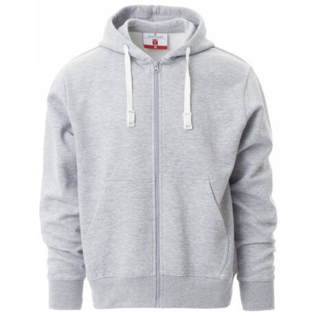 Payper Portland Melange cipzáras kapucnis pulóver, szürke