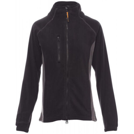 Payper Aspen+ Lady cipzáras női polár pulóver, fekete/szürke