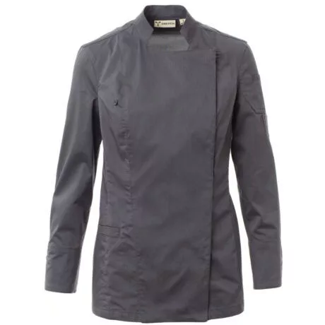 Payper Starred Mesh Lady női szakácskabát, szürke