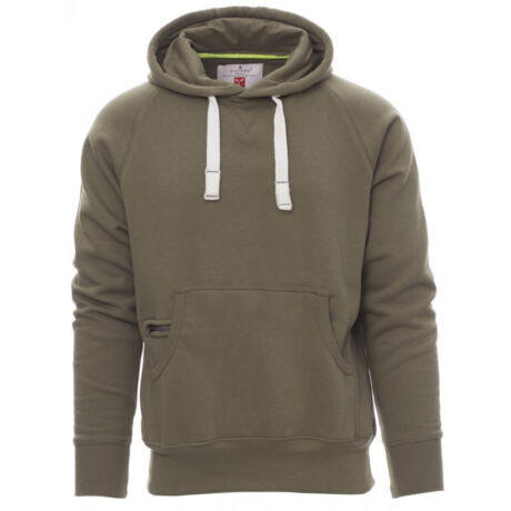 Payper Atlanta+ kapucnis pulóver, katonai zöld