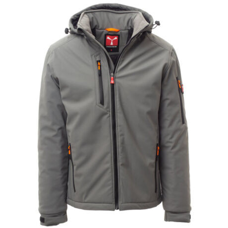 Payper Creek Pad bélelt softshell kabát szürke/fekete