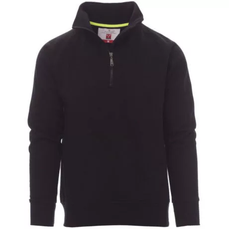 Payper Miami+ cipzáras pulóver, fekete