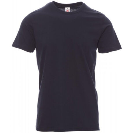 Payper Print környakas póló, navy