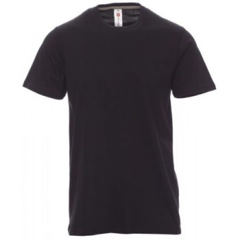 Payper Sunset környakas póló, fekete