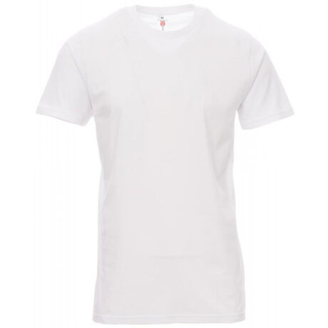 Payper Print környakas póló, fehér