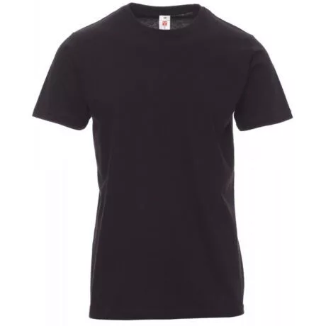 Payper Print környakas póló, fekete