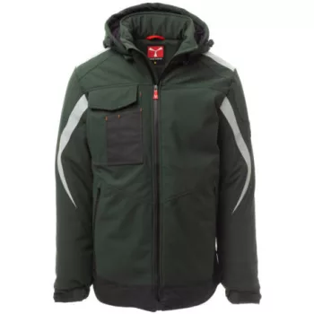 Payper Wonder Pad bélelt softshell kabát erdőzöld/fekete