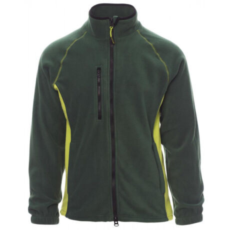 Payper Aspen+ cipzáras polár pulóver, zöld/zöld