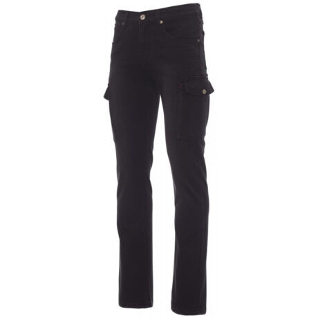 Payper Hummer oldalzsebes farmernadrág, fekete