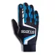 SPARCO HYPERGRIP+ védőkesztyű fekete-kék 10