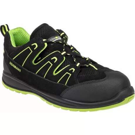 Adamant Alegro S1P ESD fekete/zöld szandál
