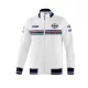 SPARCO MARTINI RACING cipzáras pulóver  fehér L