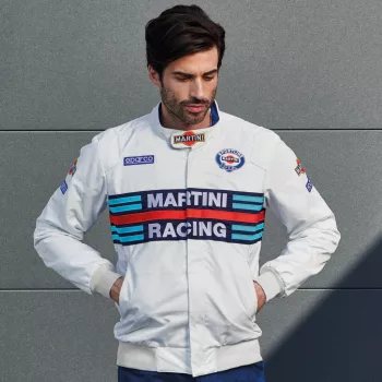 SPARCO MARTINI RACING bomber stílusú kabát  fehér 4XL