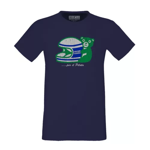 SPARCO PILOTA póló mintával kék XS