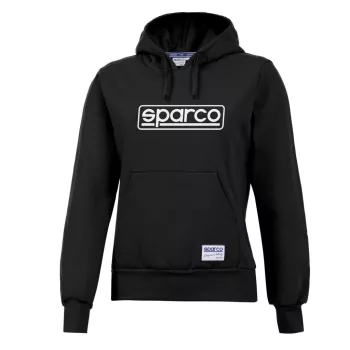 SPARCO FRAME kapucnis női pulóver fekete L