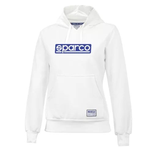 SPARCO ORIGINAL kapucnis női pulóverfehér S