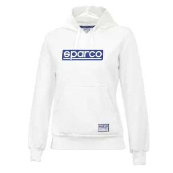SPARCO ORIGINAL kapucnis női pulóver fehér L