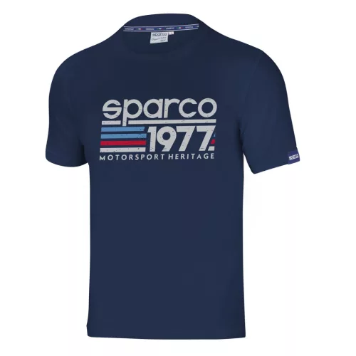 SPARCO 1977 póló kék S