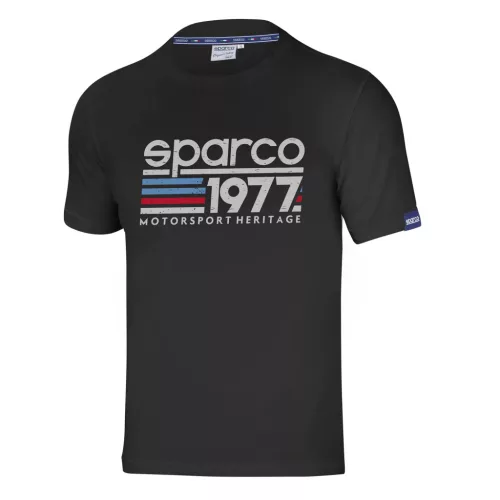 SPARCO 1977 póló fekete S