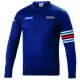 SPARCO MARTINI RACING gyapjú pulóver kék M