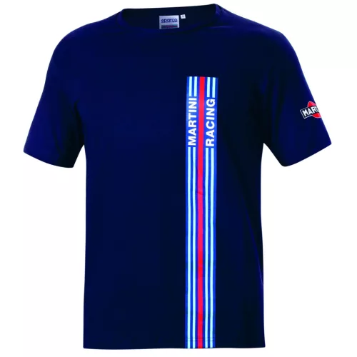 SPARCO MARTINI RACING csíkkal póló kék M
