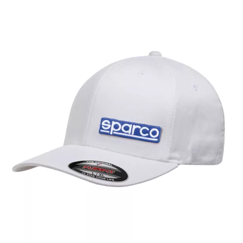 SPARCO FLEXFIT baseball sapka rugalmas fehér S-M