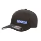 SPARCO FLEXFIT baseball sapka rugalmas fekete S-M