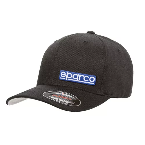 SPARCO FLEXFIT baseball sapka rugalmas fekete L-XL