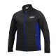 SPARCO softshell kabát fekete-kék L