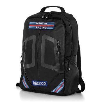 SPARCO MARTINI RACING hátizsák 42X30X12cm, 15l fekete