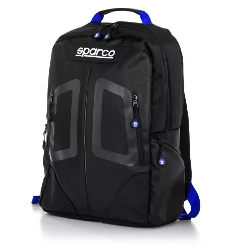 SPARCO hátizsák 42X30X12cm, 15l fekete-kék