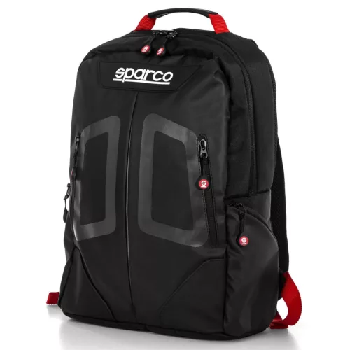 SPARCO hátizsák 42X30X12cm, 15l fekete-piros