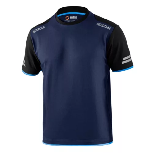 SPARCO TUCSON kerek nyakú póló kék-azúr L