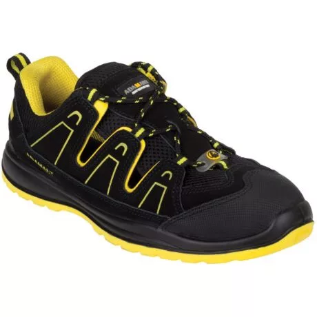 Adamant Alegro O1 ESD fekete/sárga szandál