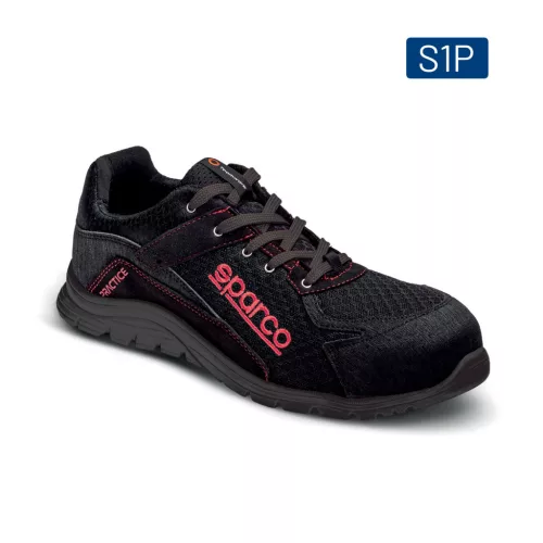 SPARCO PRACTICE NIGEL ESD S1P SRC munkavédelmi cipő fekete-fekete 44