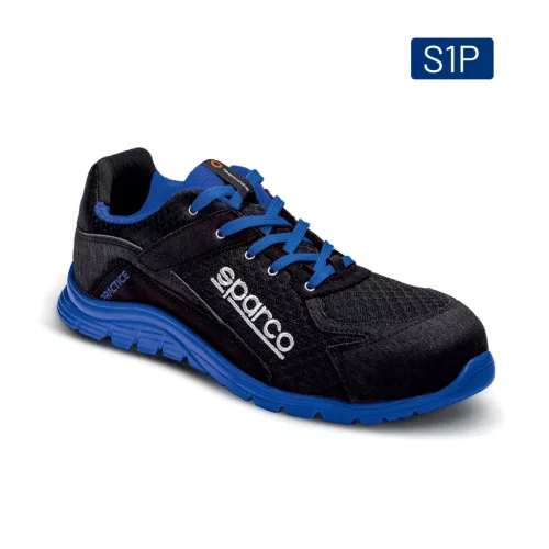 SPARCO PRACTICE NELSON ESD S1P SRC munkavédelmi cipő fekete-kék 47