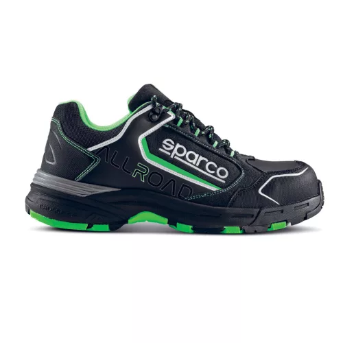 SPARCO ALLROAD BAKU ESD S3S SR FO HRO munkavédelmi cipő fekete-fluozöld 39