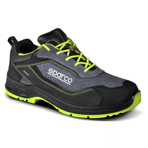 SPARCO INDY TEXAS ESD S1PS SR LG védőcipő sötétszürke-fluozöld 35