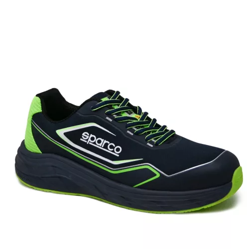 SPARCO IMPULSE WILLEN  ESD S1PS SR FO HRO védőcipő kék-fluozöld 40