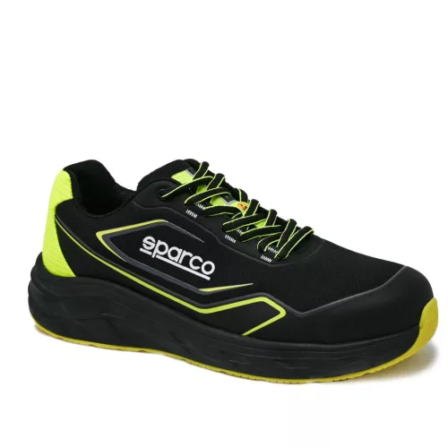 SPARCO IMPULSE LUTON ESD S1PS SR FO HRO  védőcipő fekete-fluosárga 47