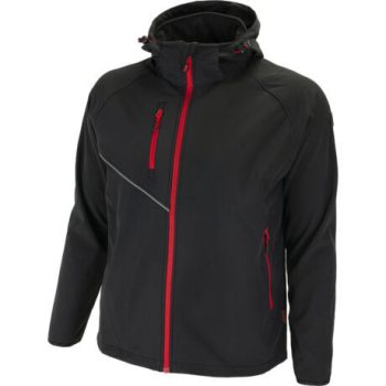 Bennon Force softshell kabát, fekete/piros
