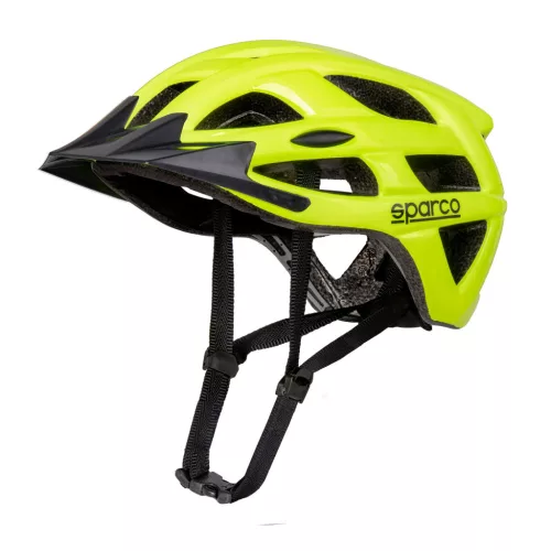 SPARCO kerékpáros sisak fluosárga 53-55cm