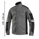 CXS Stretch rövidített kabát szürke