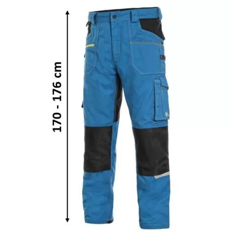 CXS Stretch rövidített derekas nadrág világoskék