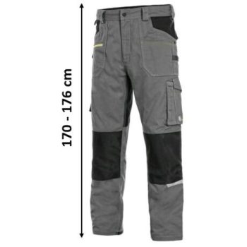 CXS Stretch rövidített derekas nadrág szürke