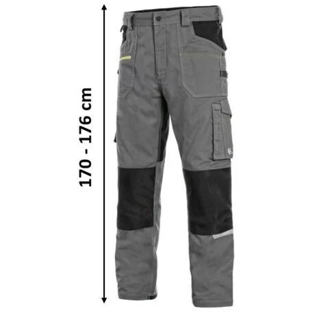 CXS Stretch rövidített derekas nadrág szürke