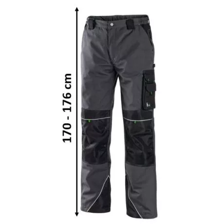 CXS Sirius Nikolas rövidített derekas nadrág sötétszürke/zöld