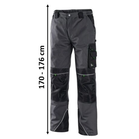 CXS Sirius Nikolas rövidített derekas nadrág sötétszürke/zöld